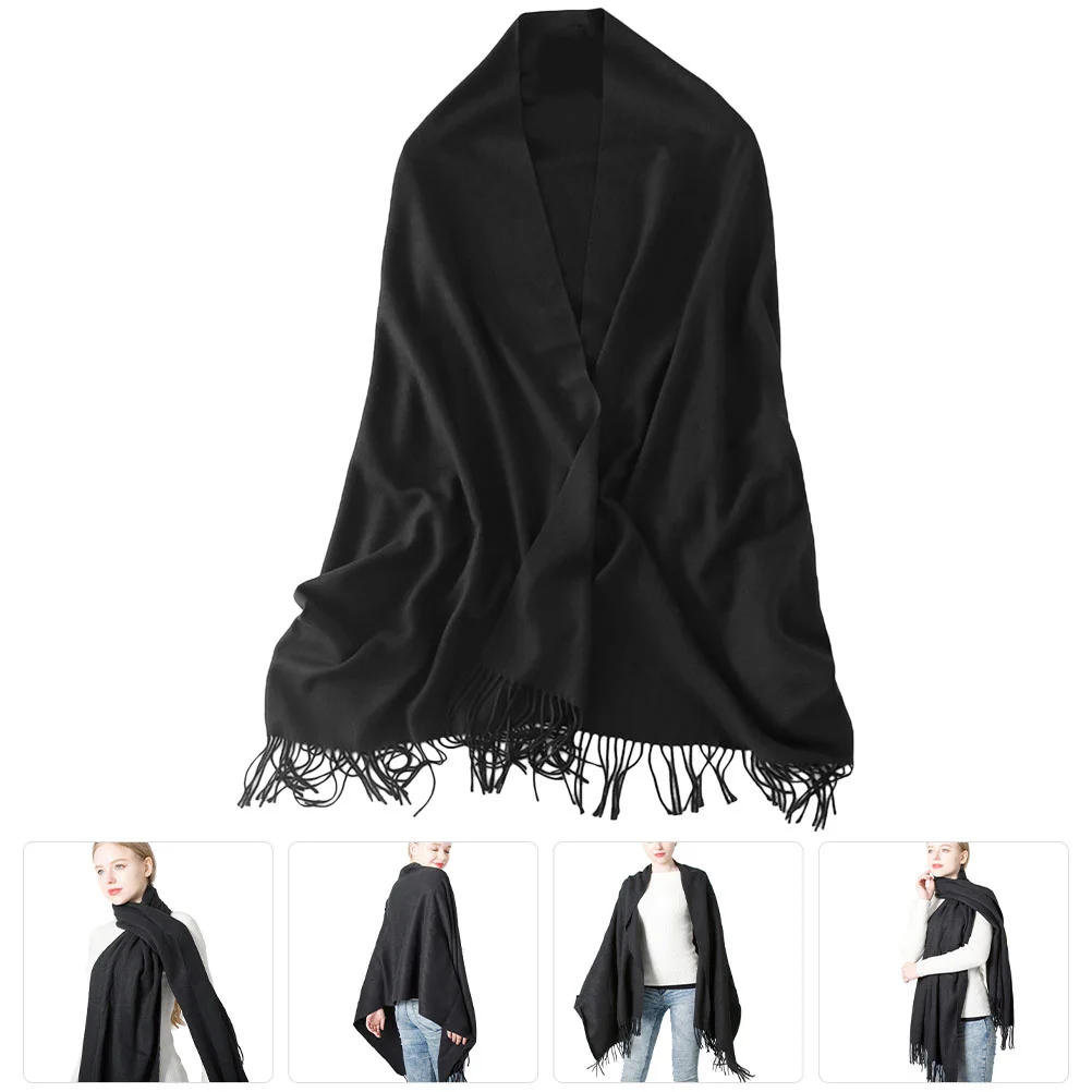 Fashion Warm Scarf Shawl Miss Cashmere Sweaters for Women Scarves Blanket Acrylic