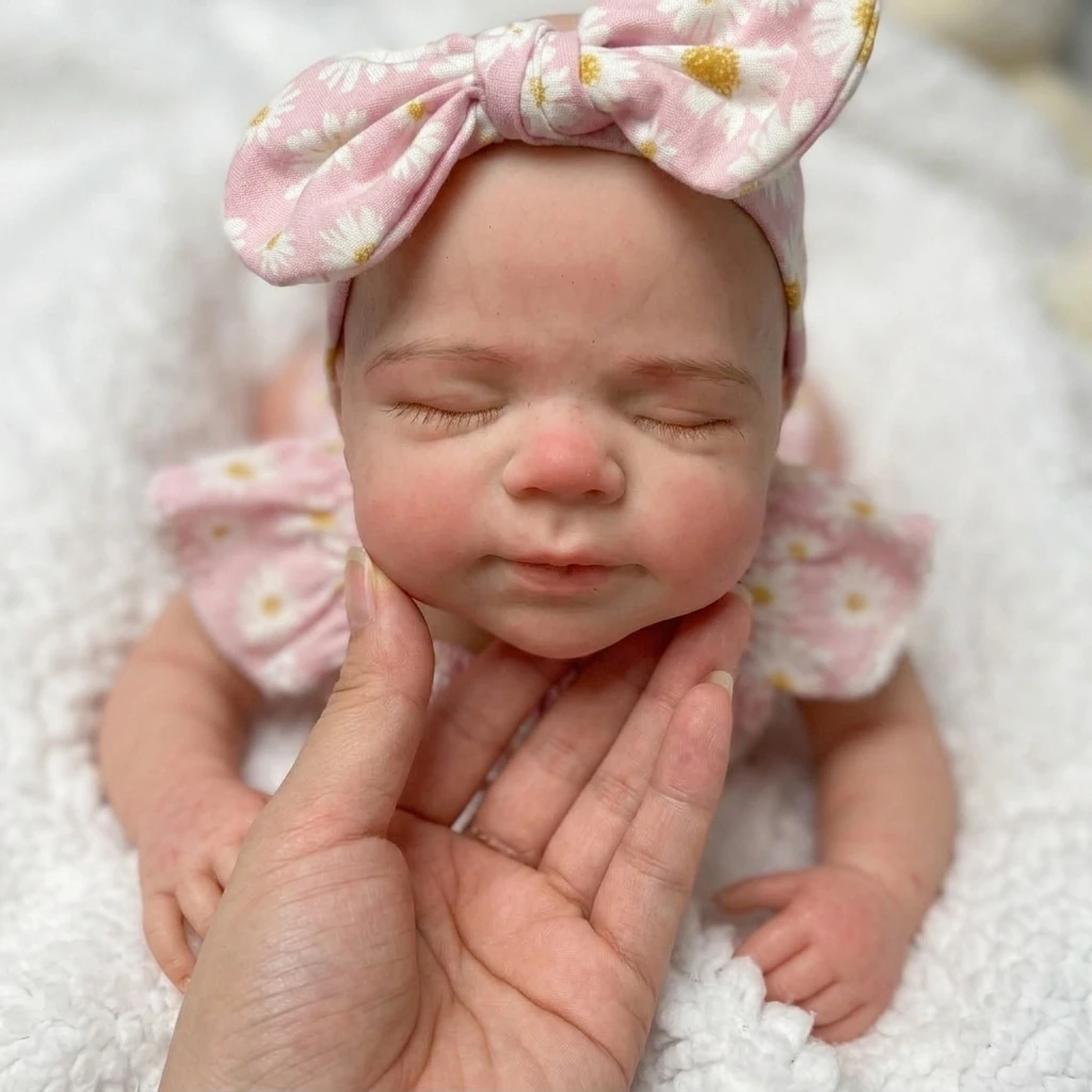 2 Sets Clothes /Pascale Full Body Solid Silicone Bebe Reborn Doll With Open Mouth 3D Paint & Unpaint Skin Lifelike Newborn Dol