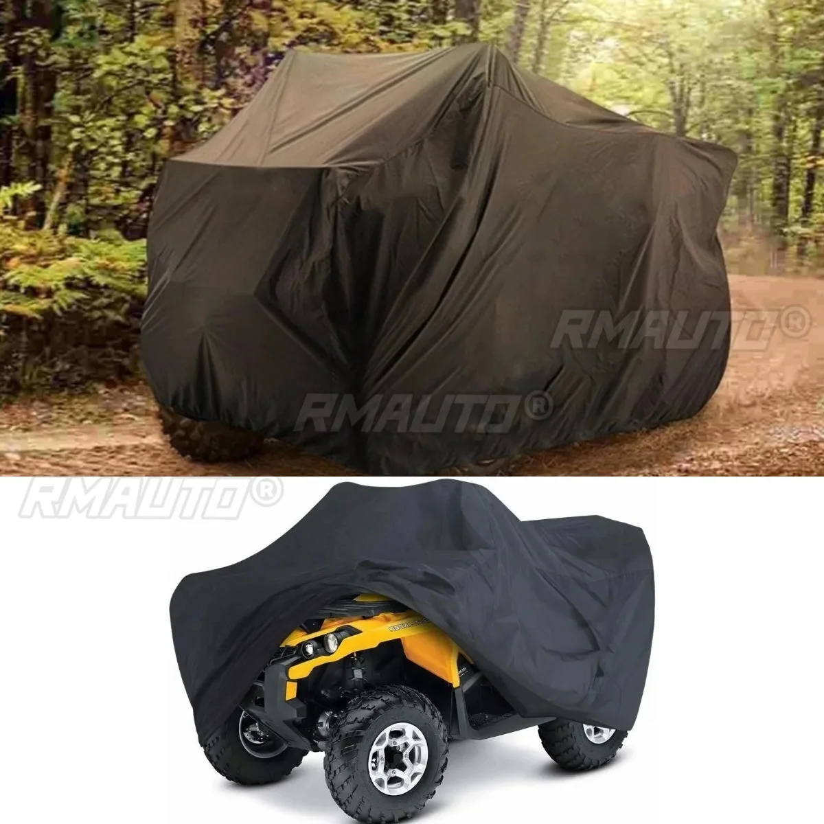 

For Universal ATV Styling Kits Outdoor Motorcycle Cover Waterproof Dustproof Heat Resistant Sun UV Cover 4 Wheeler Body Kit