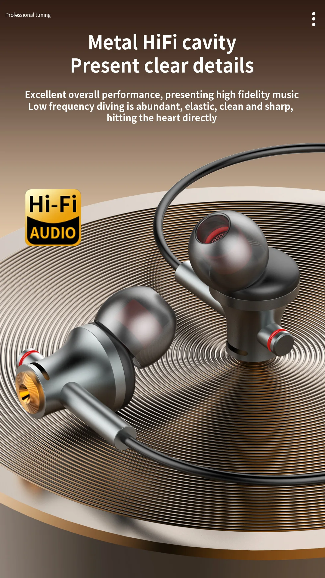 Shoumi Wired Earphones Hifi Headsets with Wire 3.5mm Android phone Sport Earplug with Mic Slider Volume Controlfor Xiaomi iPhone