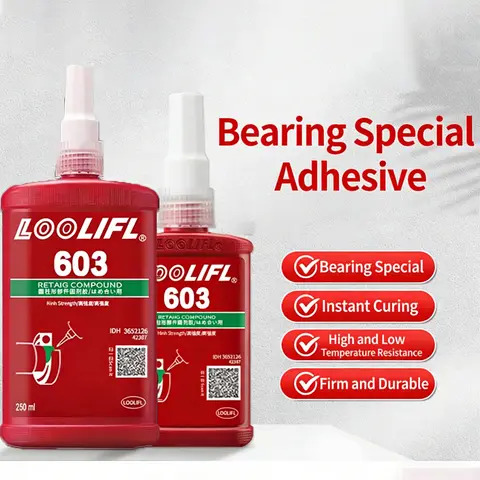 Loctite 603 Protective Ring High-Strength Cylindrical Metal Sleeve Holder Adhesive Locking And Sealing Component