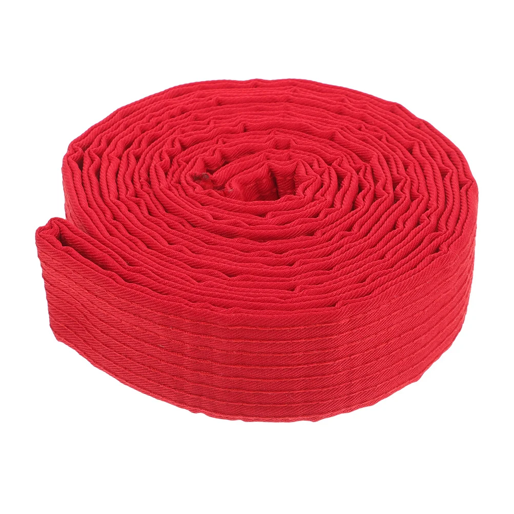 

Красный пояс для тхэквондо, прочный, с поддержкой талии, для тренировок, соревнований, карате, кикбоксинга, дзюдо, спаррингов, для молодежи