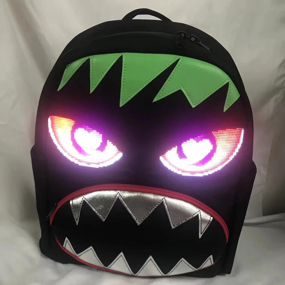 led-backpack-bisplay-screen-full-color-backpack-with-app-advertisement-backpack-dynamic-backpack-screen