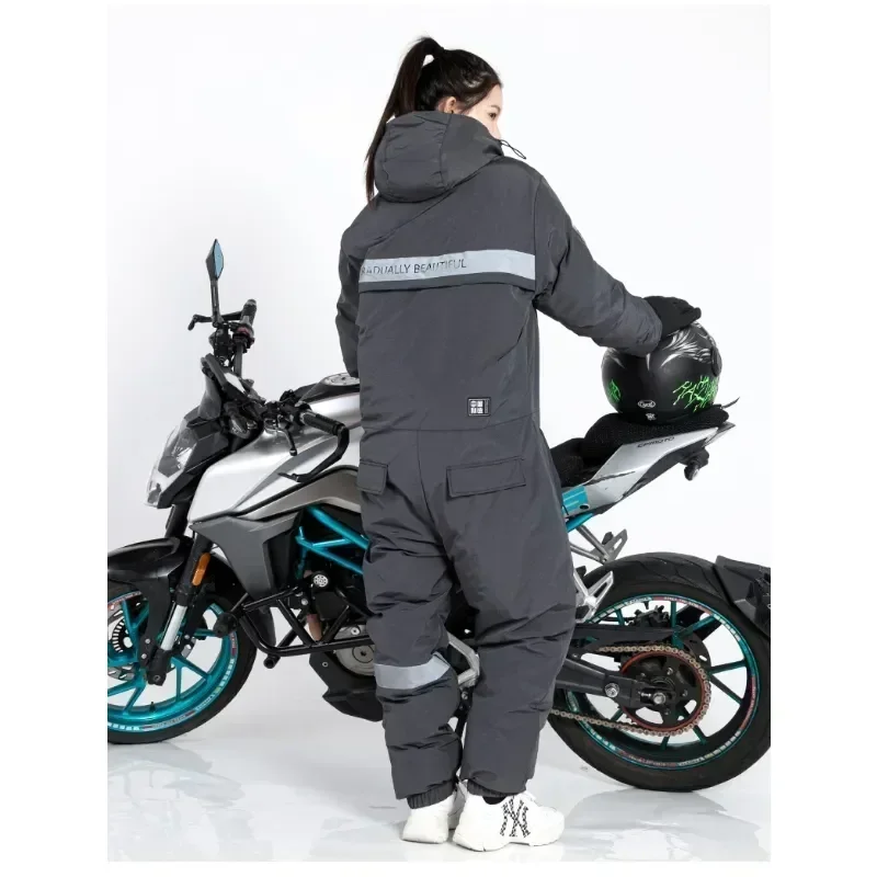 2023 MotorcycleJacket Winter ColdProof Windproof Suit Motorcycle Cross-country Equipment Men's and Women's Ski Fishing Suit