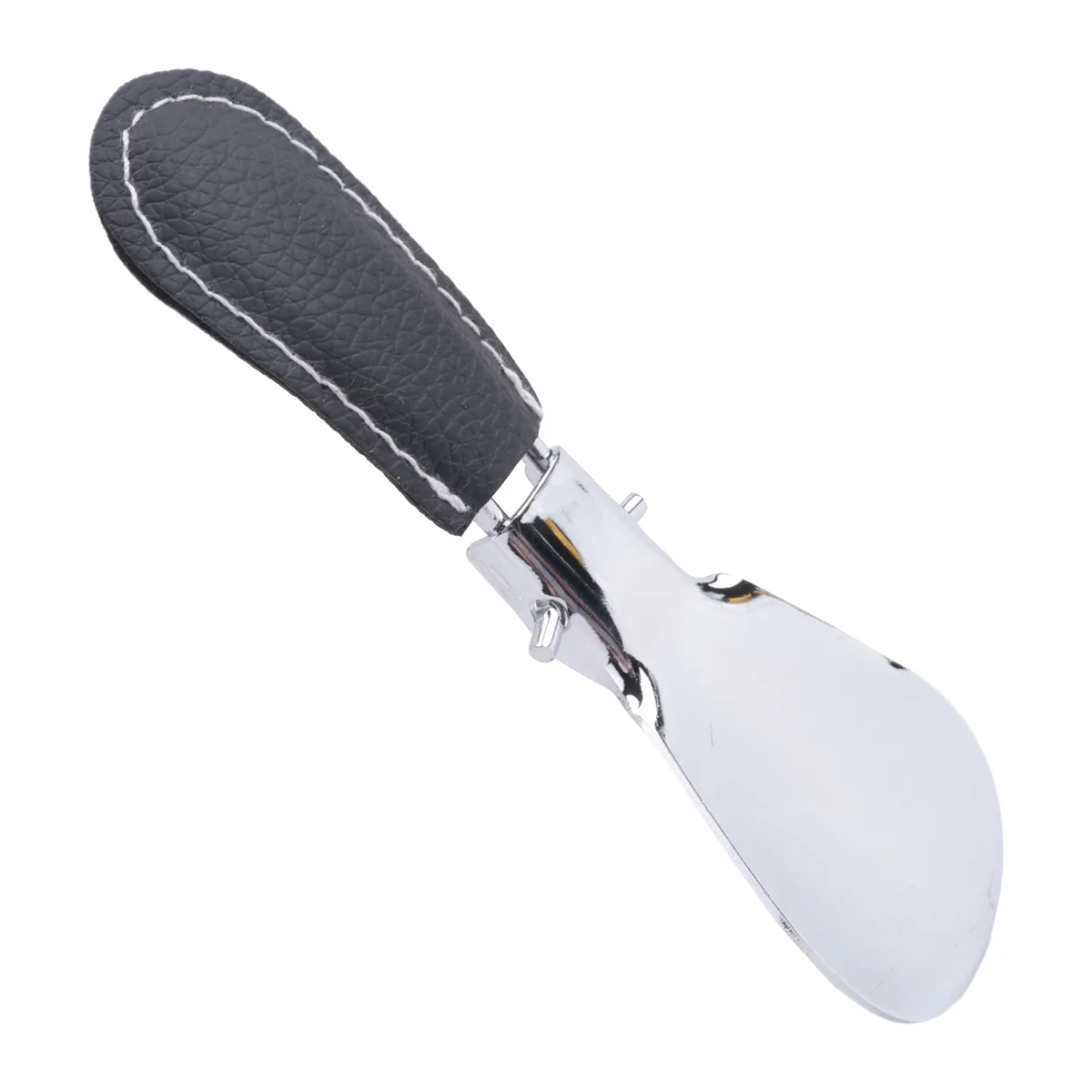 FZFZ 12*3.8cm Profissional Dobrável Sapato de Aço Inoxidável Colher Longa Colher