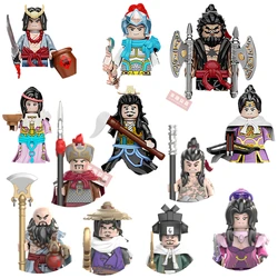 China Masterwork Water Margin Ancient times Movie Building Blocks Model Bricks mini Action toy Figures Toy gift for children