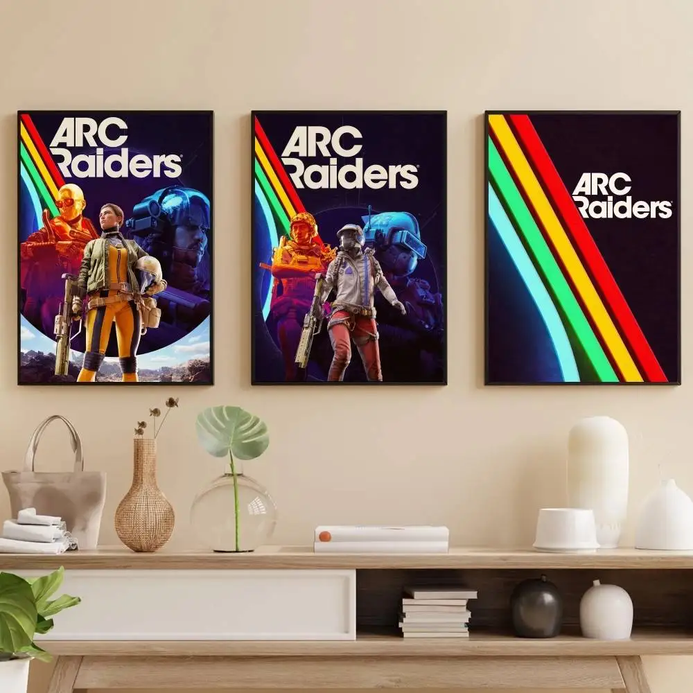 

A-Arc Game R-Raiders Poster Self-adhesive Art Waterproof Paper Sticker Coffee House Bar Room