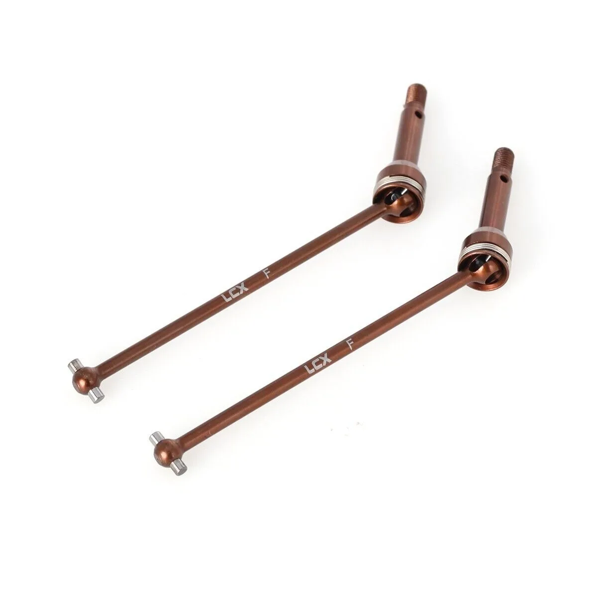 LCX Racing 1/10 RC Crawler Samochód Twardy Stalowy Przedni Most CVD Wał Napędowy do Losi Baja F100 Rey 2.0 Części Zamienne Akcesoria Tuningowe