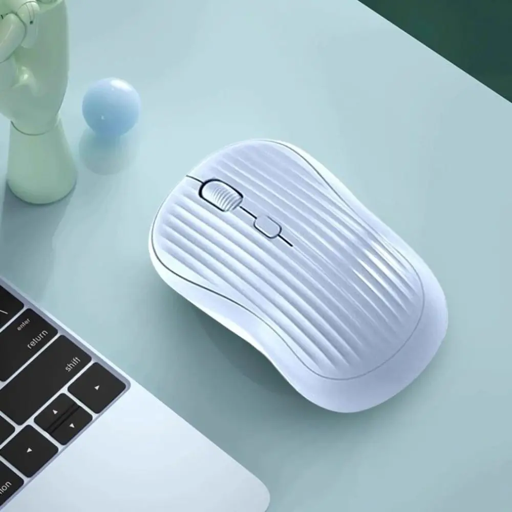 Sensitive Dual Mode Mouse Silent Type-C Wireless Mute Mouse 2.4G Bluetooth Ergonomic Rechargeable Computer Mouse