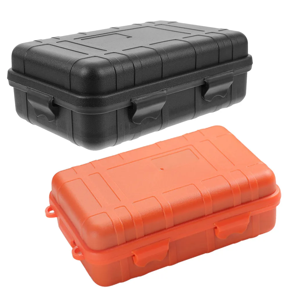 

2 шт. водонепроницаемые герметичные ударопрочные пластиковые контейнеры для хранения инструментов и аварийного снаряжения