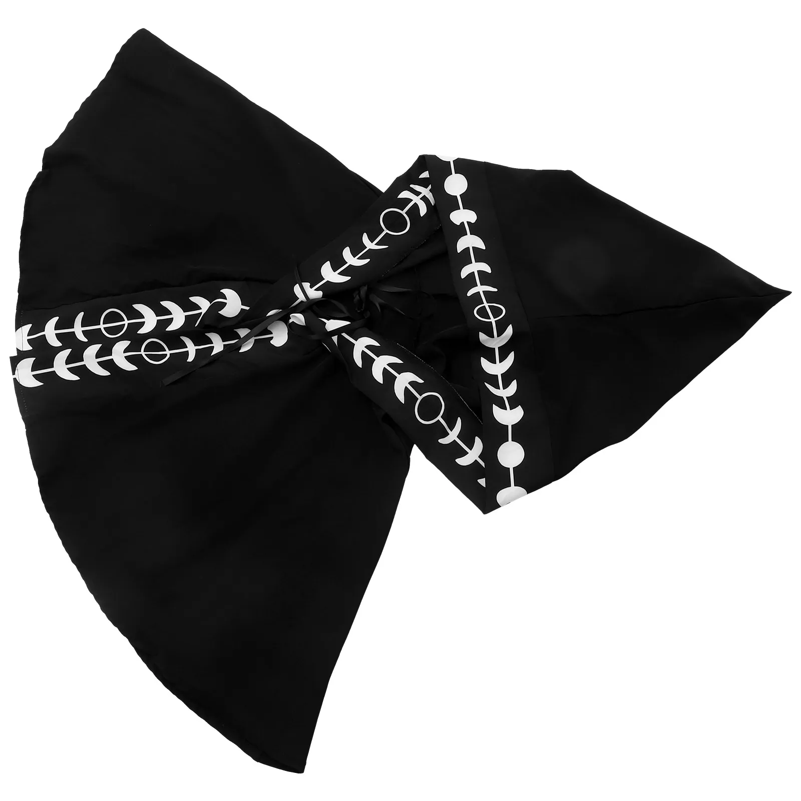 Witch Cloak Medieval Accessories Vintage Hat Cosplay Hooded Black Halloween Costume Death Size Fits All medieval cloak