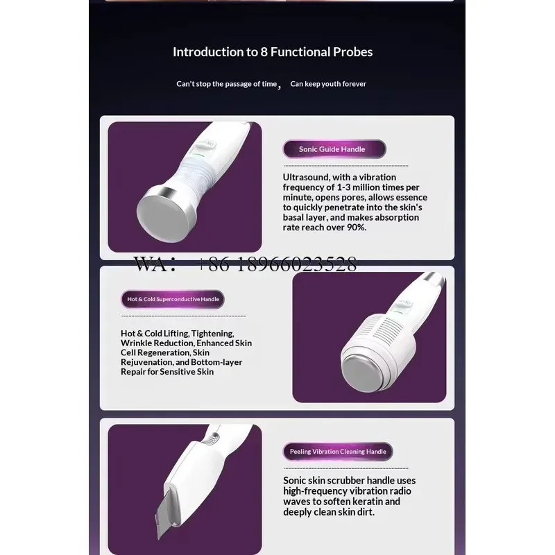 WMWMNU 2026 Trending Care Beauty Hydra Dermabrasion Facial Cosmetic Face Hot Cold High Pressure Spray