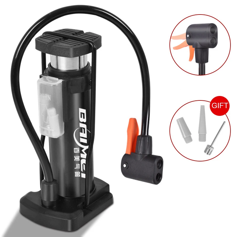 160PSI/140PSI High Pressure Bicycle Floor Pump Presta Schrader Valve Portable Ultralight MTB Road Bike Tire Inflator Accessories