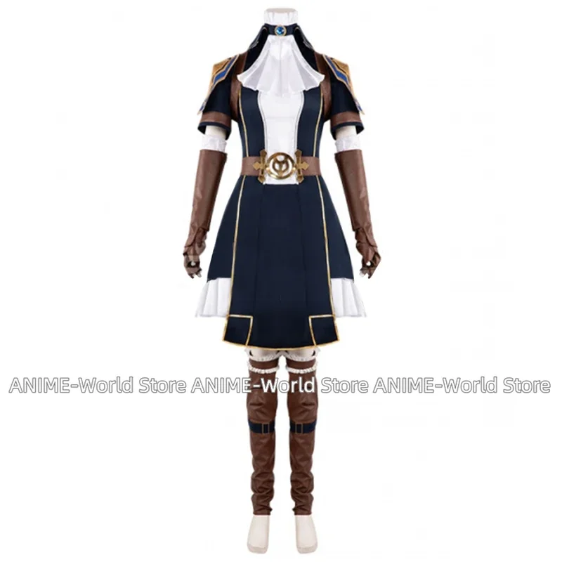 Game Arcane Caitlyn Cosplay Costume The Sheriff of Piltover Caitlyn Cosplay Costume Uniform Dress Outfit Anime Arcane Wig