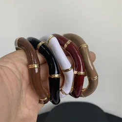French retro drop enamel irregular wave temperament elegant classic, suitable for women to match