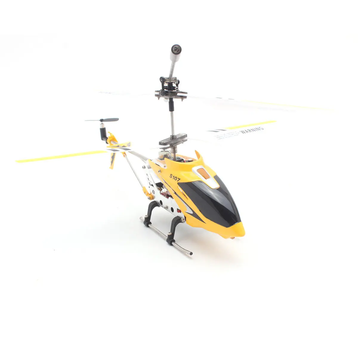 

S107g 3-Channel Mini Rc Helicopter Infrared Yellow Double-Deck Propeller Built-in Gyro Bright LED