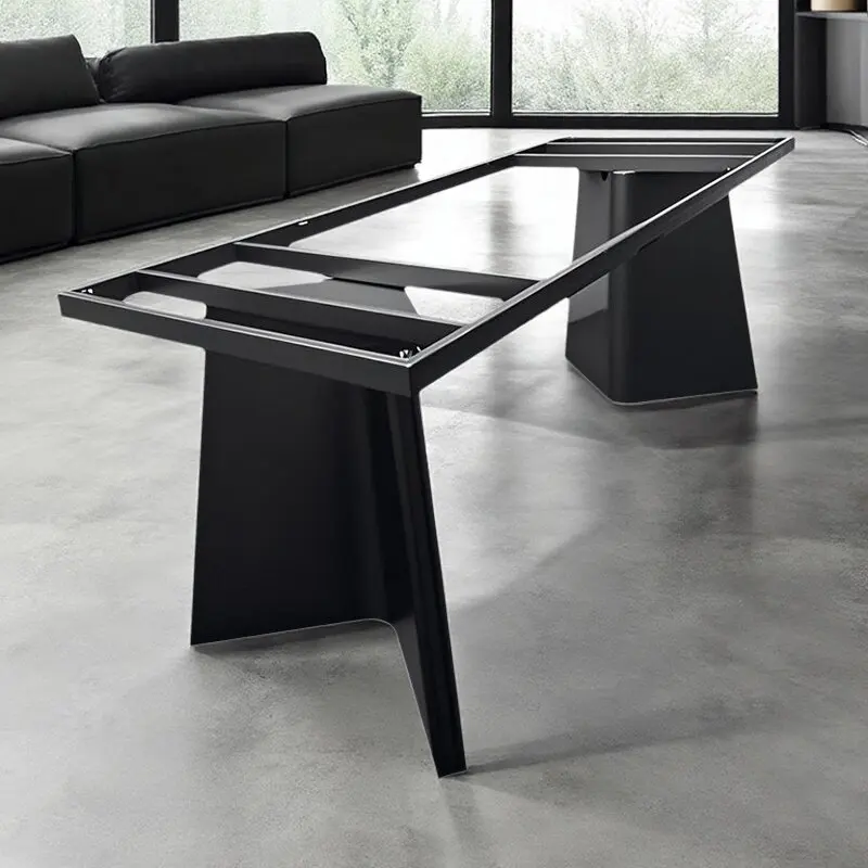 Light luxury table leg bracket marble table leg base luxury stone tea table shelf rock slab desk support foot customization