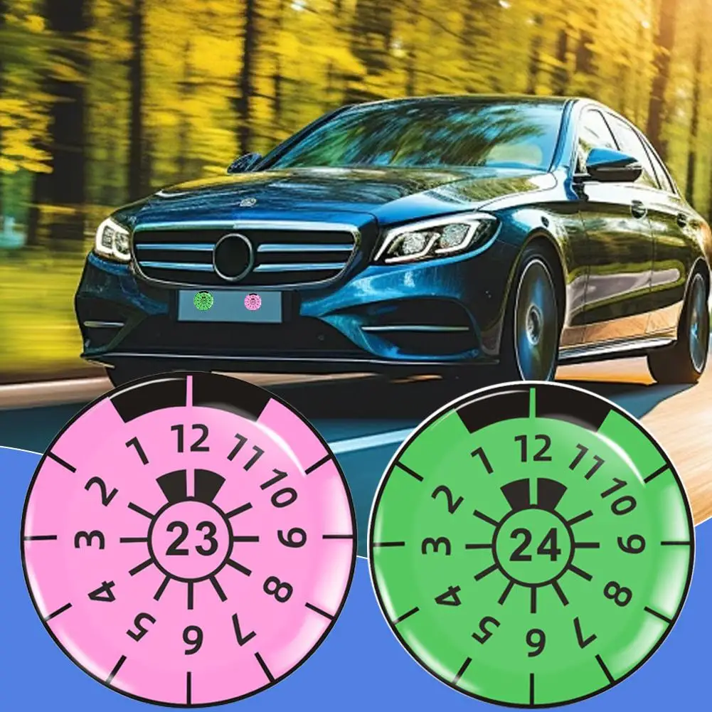 

German license plate inspection sticker Bumper Stickers For Cars Automotive Vehicle Stickers Gel Dome ﻿Car Body Stickers ﻿ H3J9