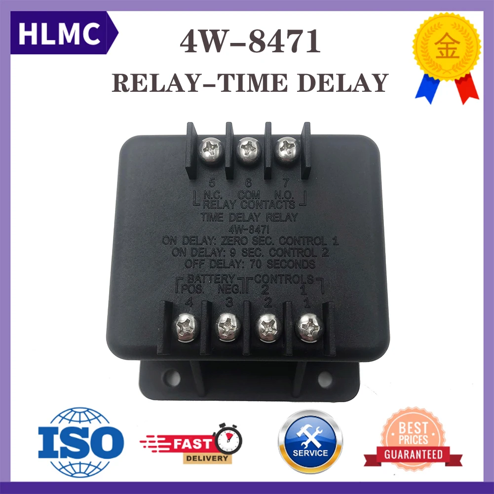 

Детали строительной техники 4W-8471 4W8471 Детали двигателя Реле задержки времени для 3508C 3516 3306B 3512 3408C 3508 3412C 3406C