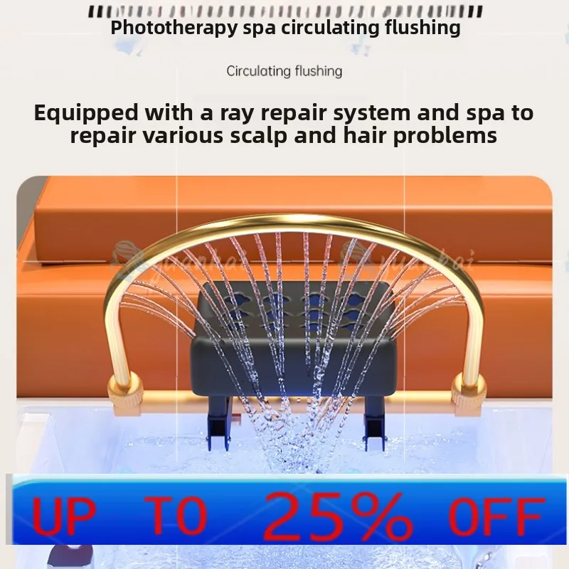 

LH shampoo bed with water heater integrated water circulation ears beauty salon barber shop special