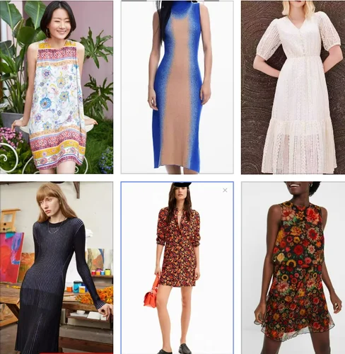 Vestido bordado exquisito adelgazante original español, Comercio Exterior, nueva moda