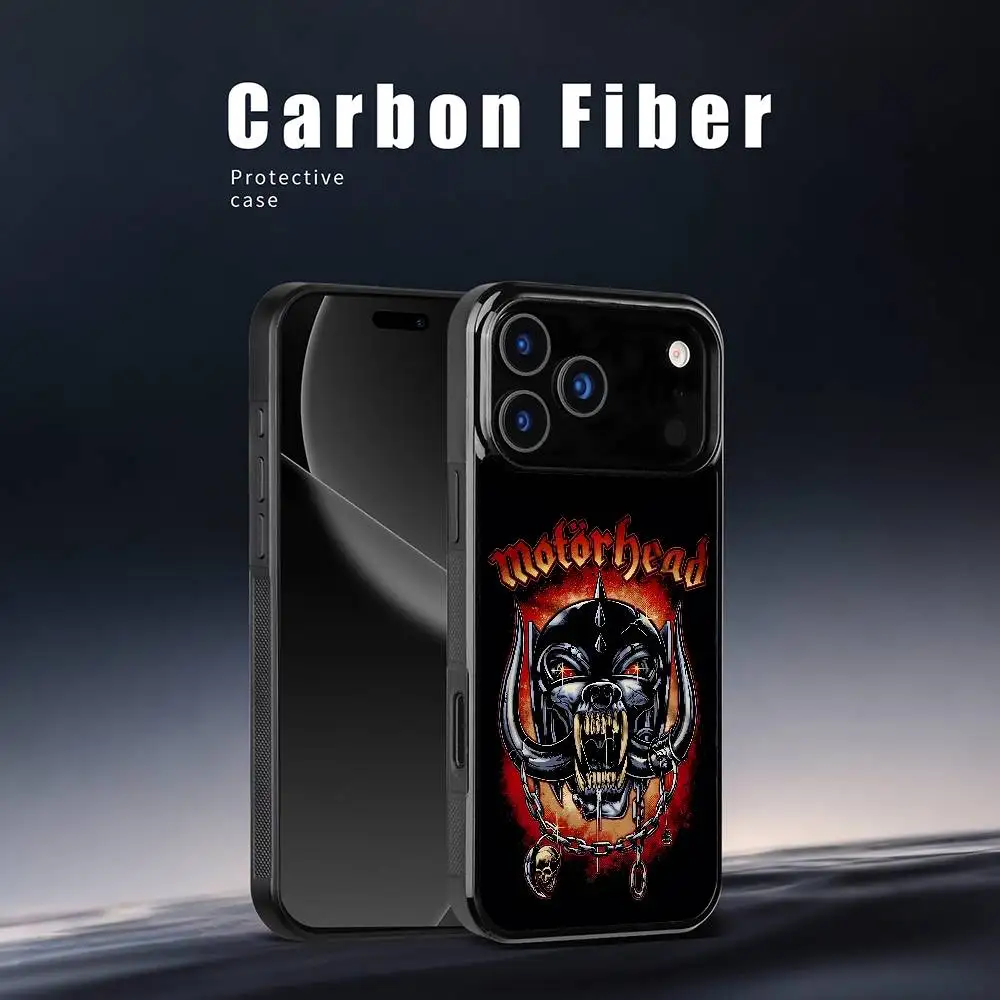 

Rock Band M-Motorhead Phone Case For IPhone 17 16 15 14 13 12 11 Pro Xs Max Mini Plus Celulares Hard Funda