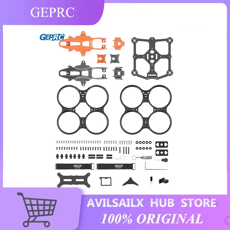 GEPRC GEP-DS22 DarkStar22 2.2 Inch Cinewhoop Frame Spare Parts Full Replacement Accessories For DIY FPV Quadcopter Drone Repair