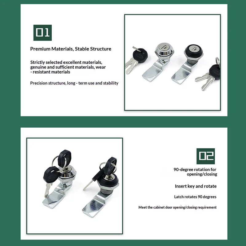 705-3E cylindrical lock switch control cabinet door latch lock machine cabinet distribution box file cabinet cam latch lock