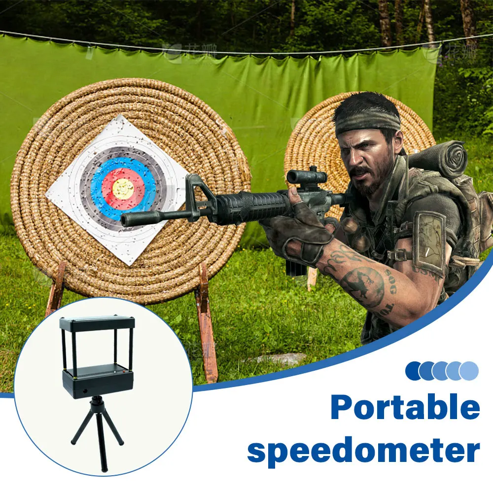 핫 세일 다기능 슈팅 속도계 볼 속도 에너지 측정 슈팅 크로노그래프 총알 속도