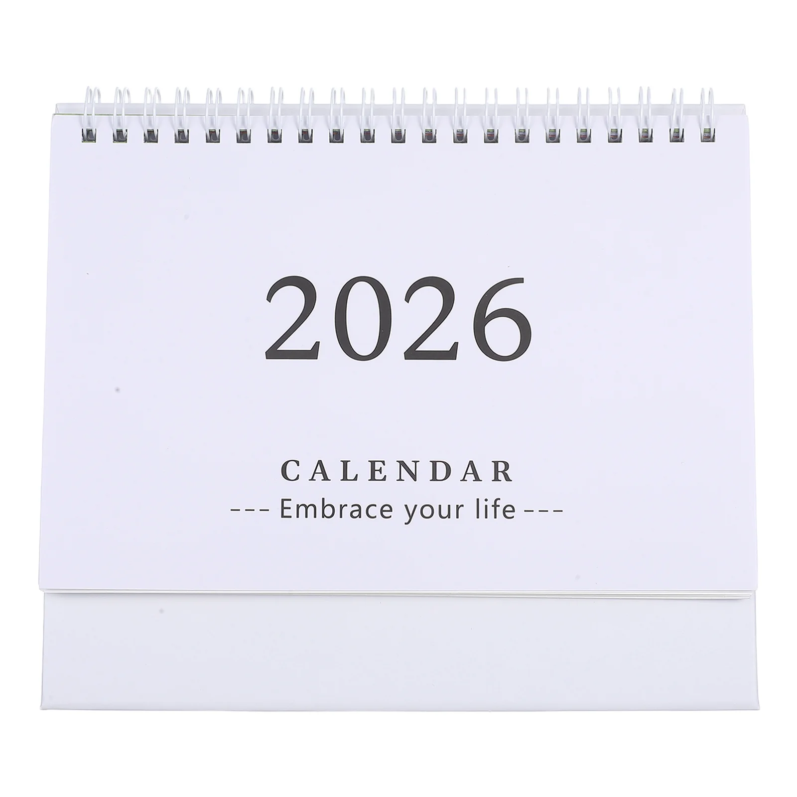 

2026 Small Desktop Calendar Minimalist Standing Flip Planner For Home Office Desk Yearly Schedule Organizer 2026 Tabletop