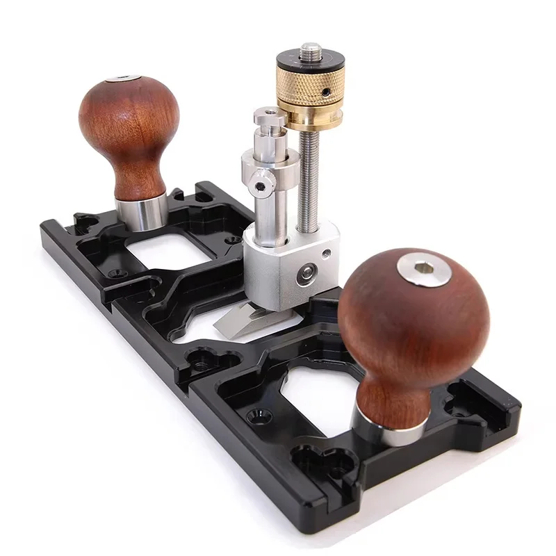 Clear-Base Planer Depth Adjustment With Backrest Multi-Function Cutting Hand Tool Woodworking Processing Smooth Surface