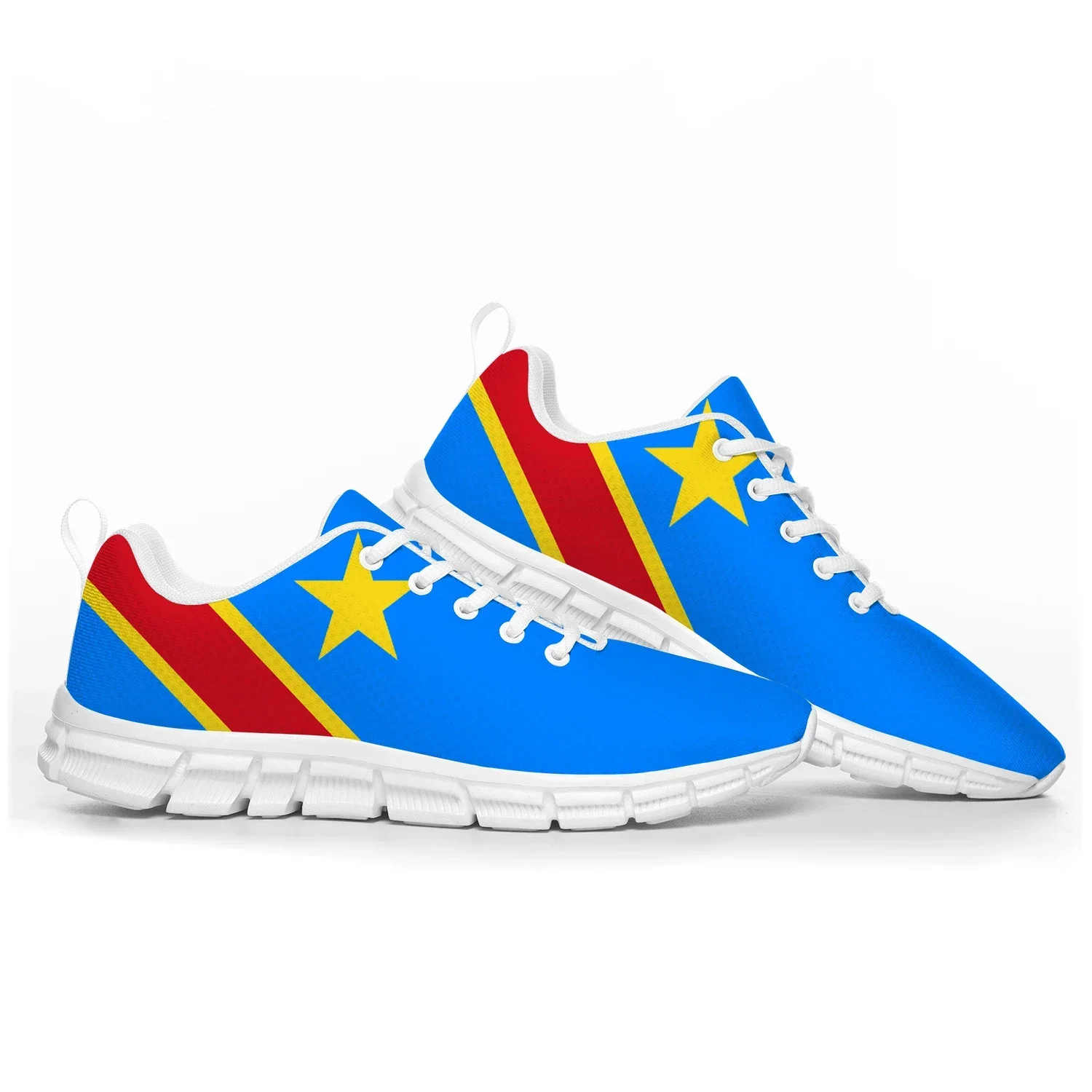 

Democratic Republic of the Congo Flag Sports Shoes Mens Womens Teenager Kids Children Sneakers Custom High Quality Couple Shoes