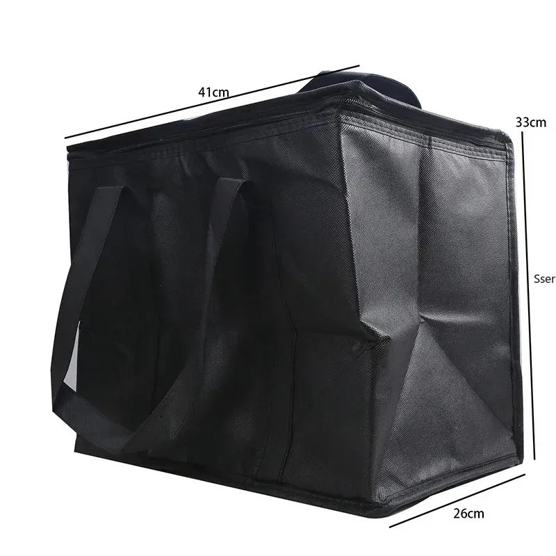 Collapsible Thermal Cooler Bag – Waterproof Insulated Lunch Tote for Delivery, Leakproof Design with Ice Pack