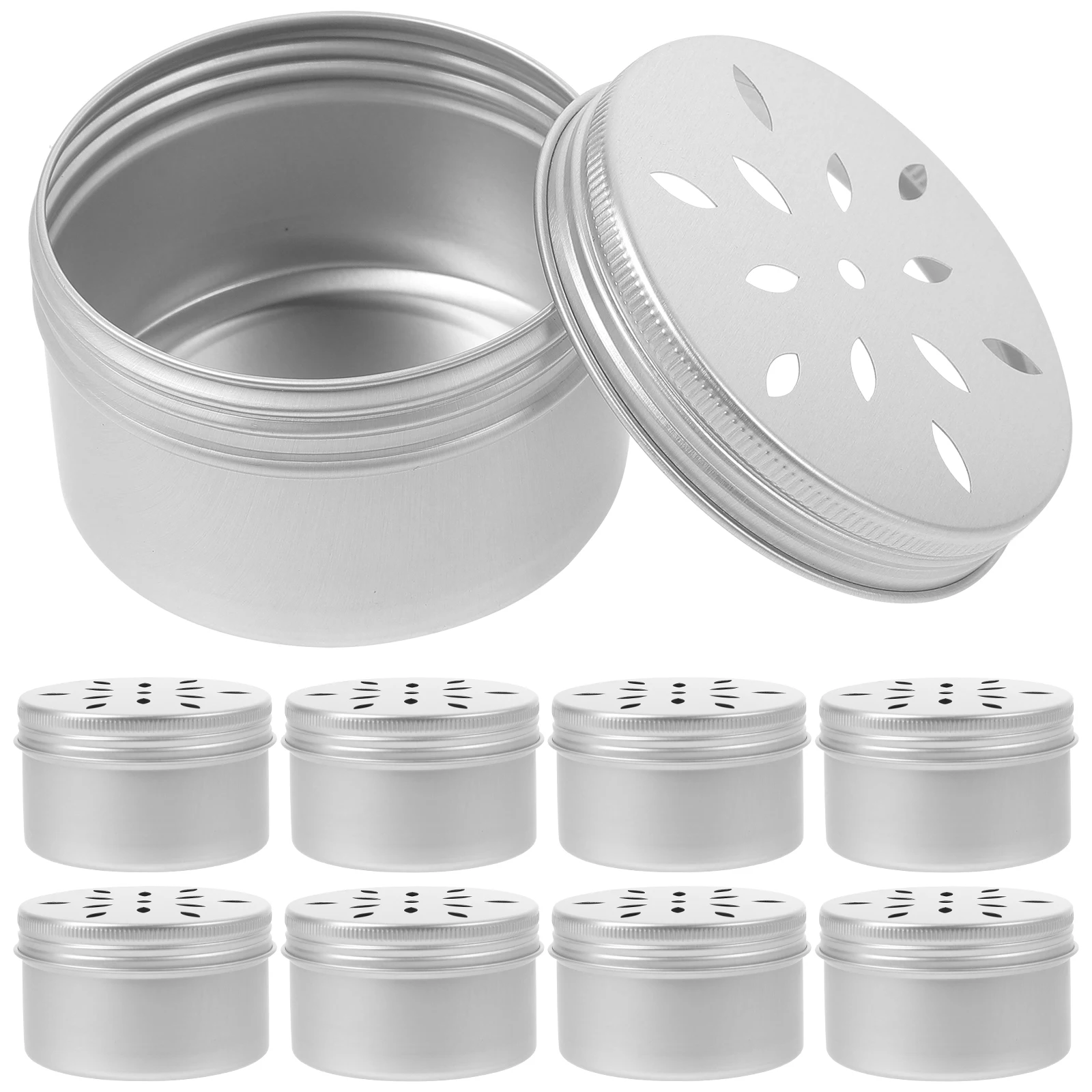 

10pcs 120ML Aluminum Scent Training Box for Dogs Puppy Kit Dog Training Supplies metal tins lids dog scent work equipment