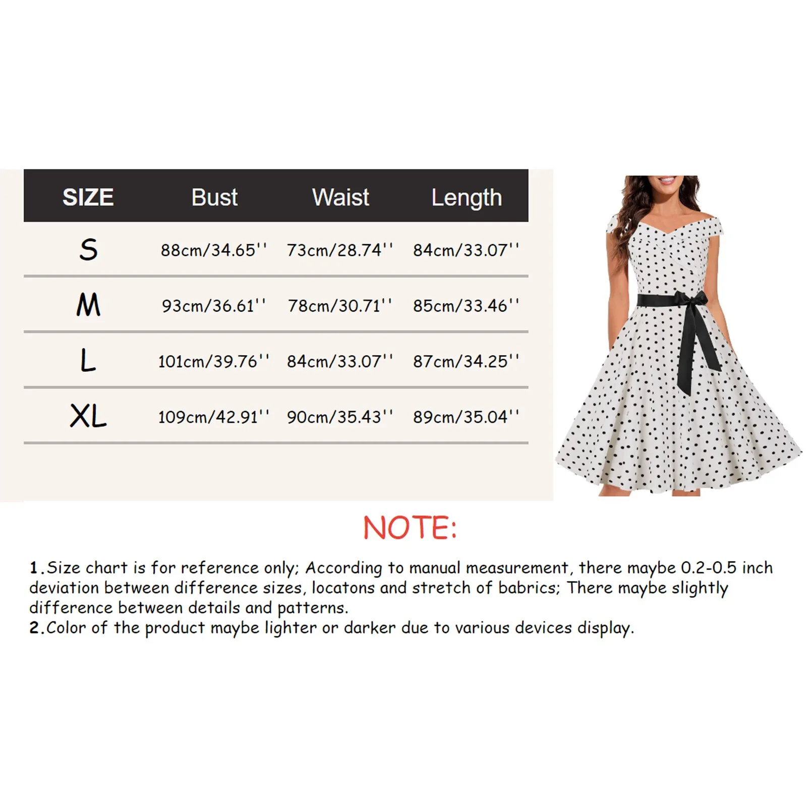 Women\'s Vintage Cocktail Dress 1950s Retro Sleeveless Polka Dot Swing Party Dress Loose Casual Waist Bow Tie Fashion Dress