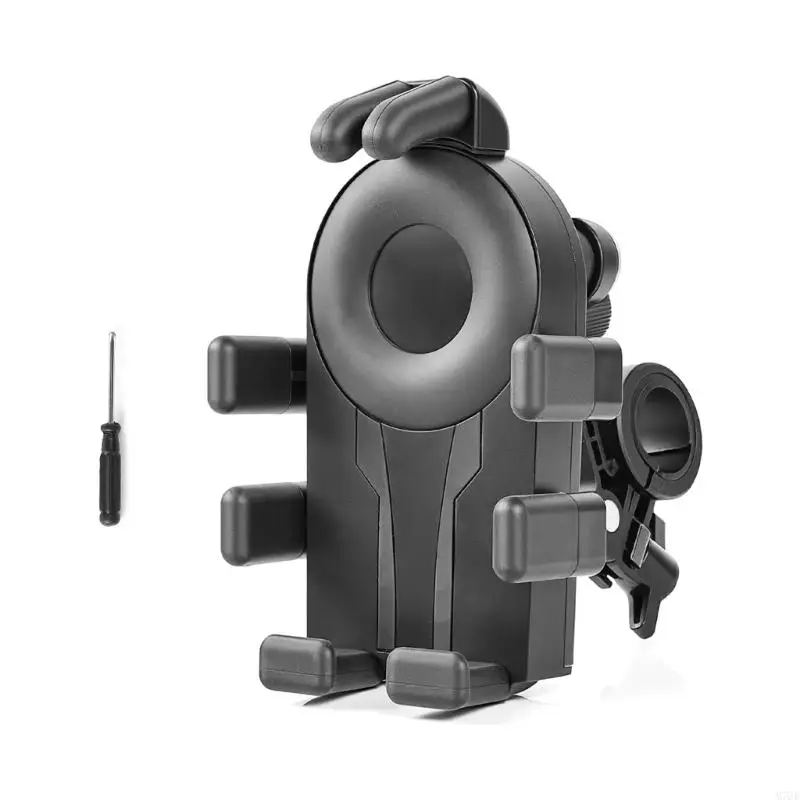 M76E Universeller Motorrad-Handyhalter mit Air Shock Absorb-Technologie und Schnellverschluss-Design für reibungslose Navigation – Detail 5