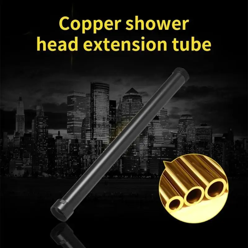 652F Shower Extension Arm Tube Round Shower Extension Pipe 3/4inch Universals Extension Tube Shower Accessories