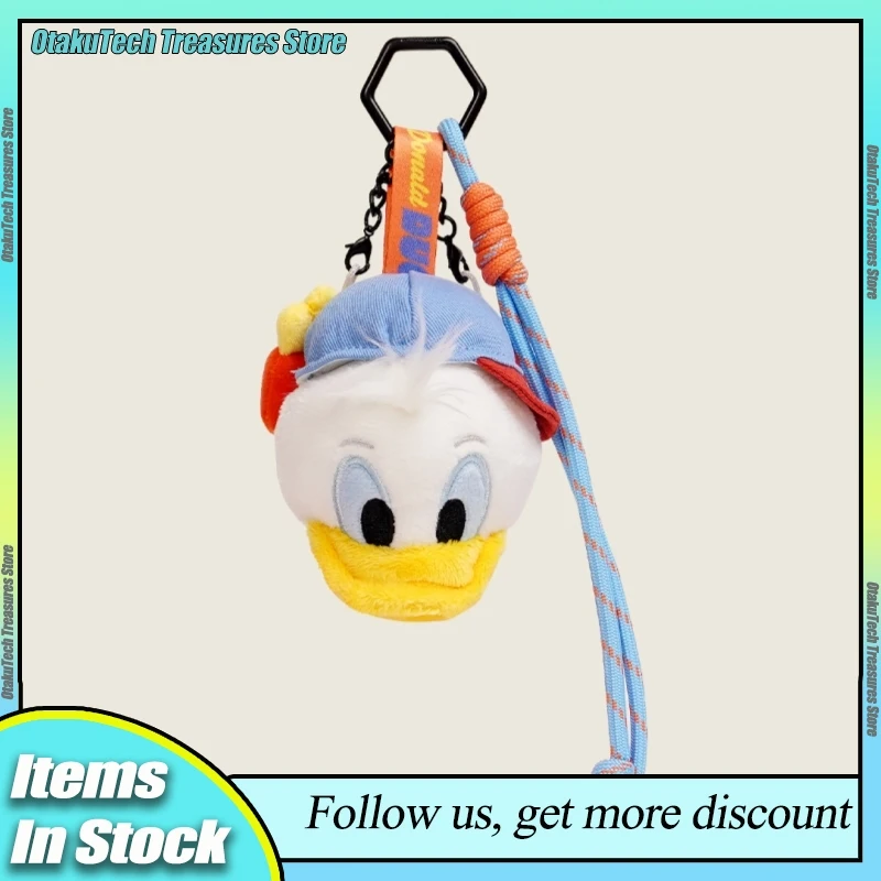 

Оригинальный плюшевый брелок Disney с Микки Маусом и подвеской, игрушечная сумка, очаровательная кукла, подарок, мягкая кукла, брелок для ключей на день рождения, Рождественский подарок