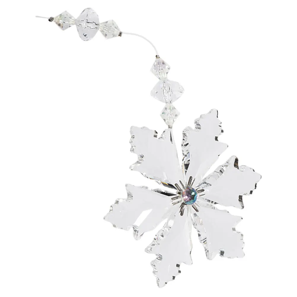 

Snowflake Christmas Decorations Ornaments for Tree Party Hanging Snowflakes Acrylic Pendant