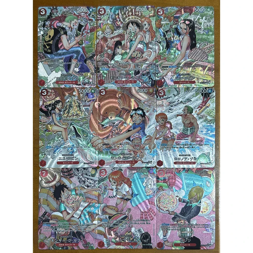 Diosa de Anime DIY ACG Roronoa Zoro Sanji Vinsmoke Reiju tarjeta Flash Premium tarjeta coleccionable regalo de cumpleaños de Navidad juego de mesa