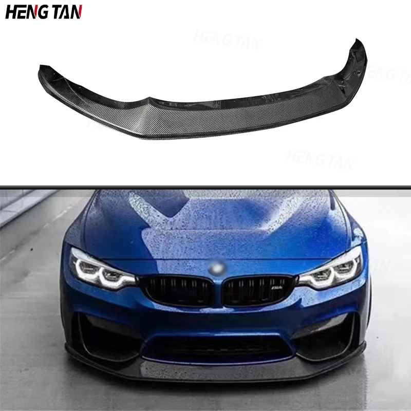 

Carbon Fiber For BMW F80 M3 F82 F83 M4 2014 - 2018 Body kit Car Front Bumper Splitter Front Lip Chin Spoiler Diffuser Parts