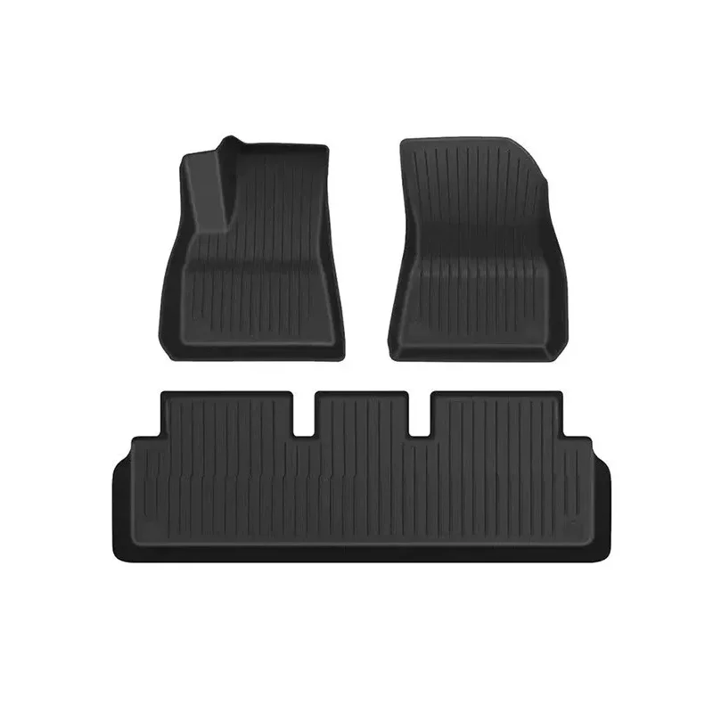 For Tesla Model 3 Highland 2024 Floor Mats TPE All Weather Left Right Driving Waterproof Floor Liners Model Y Car Accessories