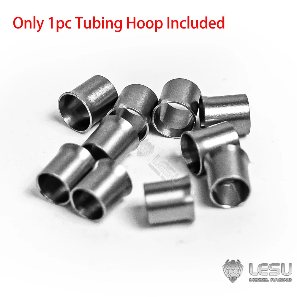 

LESU RC Metal Tubing Hoop 3x2mm Oil Tube Hoops for 1/14 Remote Control Hydraulic Excavator Loader Construction Vehicles Parts