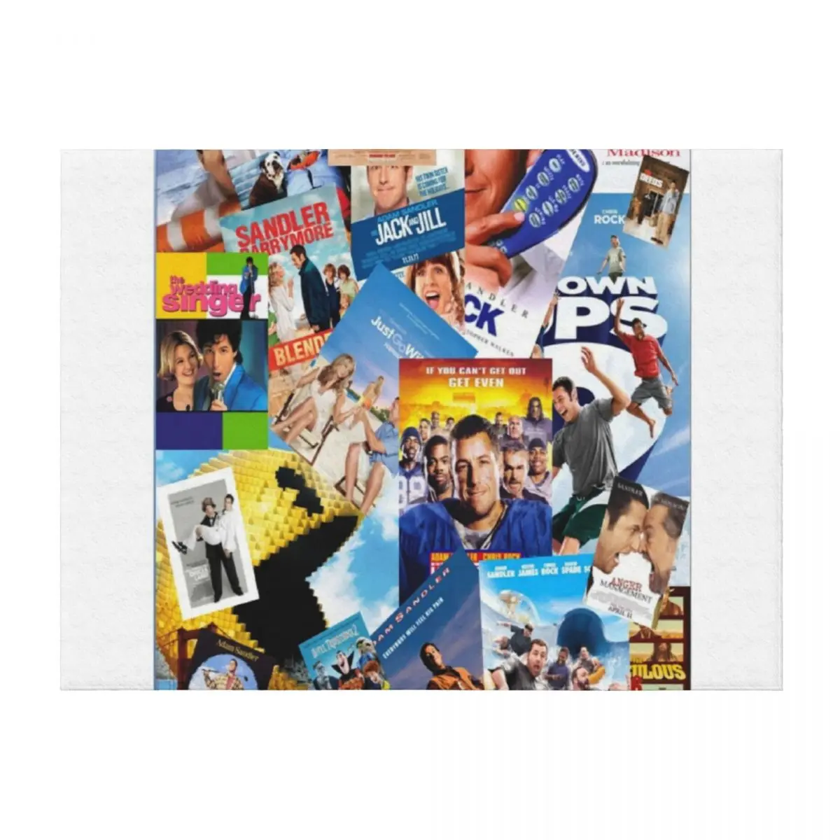 

adam sandler collage Throw Blanket Picnic Luxury Brand Designers warm winter Blankets
