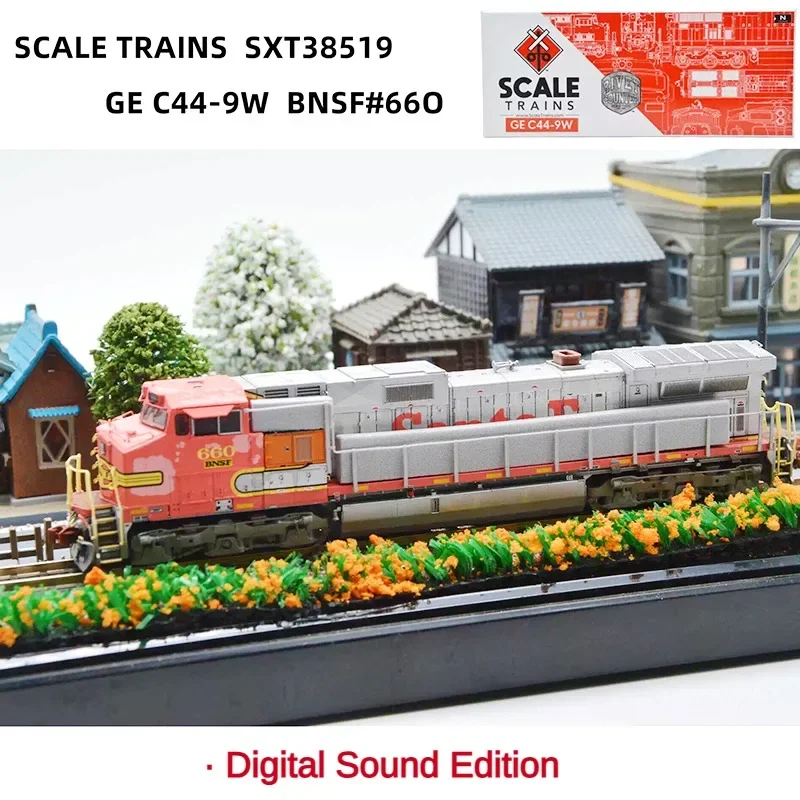 

SCALE TRAINS N Scale 1/160 SXT38519 Digital Sound GE C44-9W BNSF Diesel Locomotive Train Model Toy Gift