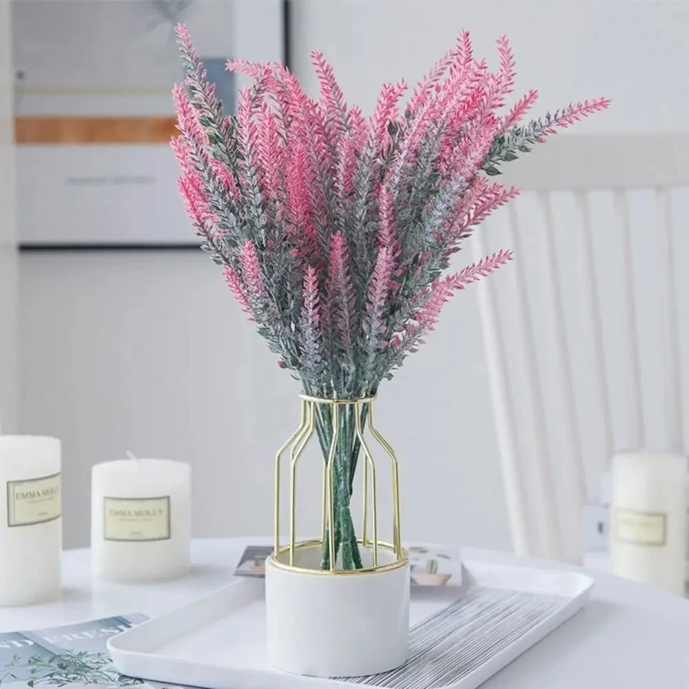 

Artificial Flowers Lavender Bouquet room bedroom Home table garden plants Birthday Party Christmas gift bride wedding decoration