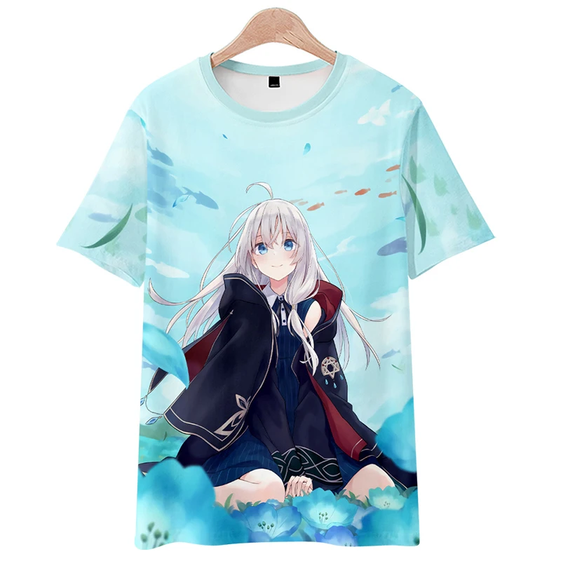 Demon Girl's Journey Anime Surrounding Irina anime Couples Short Sleeve T-shirts Casual cos Painful Clothes Fashion