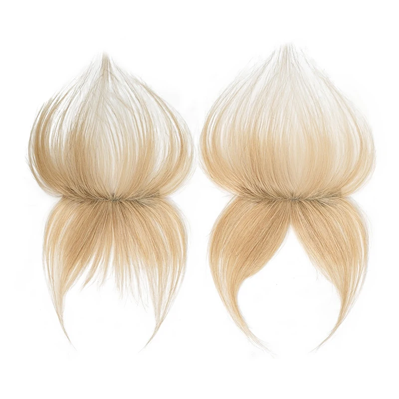 25 cm 3 clips 100% echt haar 613 3D pony Vergroot het haarvolume Dames Natuurlijk voorhoofd Whitening Haarverbetering Hoofdgordijn