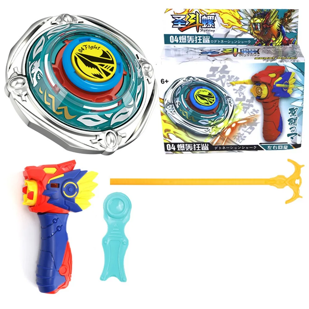 

Креативный спиннинг Bey Battling с верхним освещением, металлические волчки из АБС-пластика, игрушки, игровой набор для детей 8 лет и старше