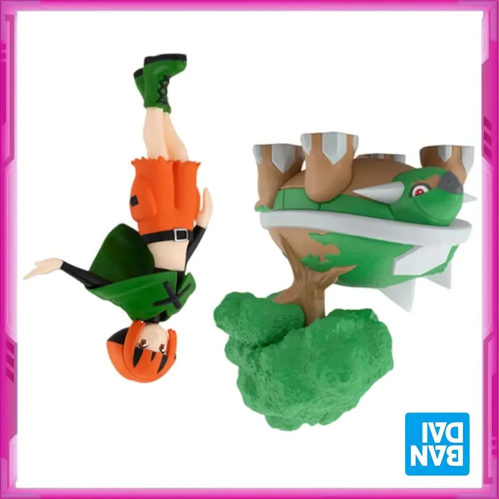 

Original BANDAI Pokemon Sinnoh Region Gardenia Torterra PVC Anime Action Collections Model Toy Figures